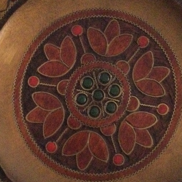 Vintage Spoldzielnia Rzemieslnicza Carved Wood Folk Art Plate - Picture 4 of 6